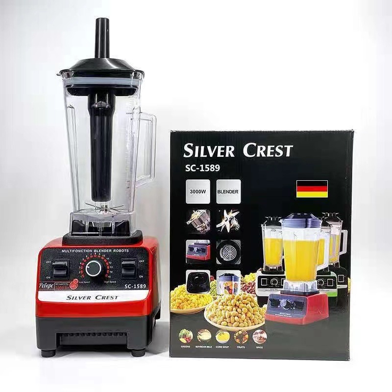 Многофункциональный коммерческий блендер Ken Wood Silver Crest, блендер с 2 чашками, 2 л, 2200 Вт, 3000 Вт, 4500 Вт, 9520