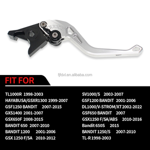 Leviers de frein et d'embrayage en aluminium CNC 5D pour motos de rue <span class=keywords><strong>BANDIT</strong></span> 650 650S adaptés à des performances optimales - Product Image 5