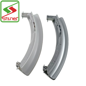 Pièces de rechange de machine à laver: Poignées de porte en plastique blanc/argent pour machines à laver pour <span class=keywords><strong>Siemens</strong></span> - Product Image 5