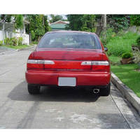 Embellecedor Central Trasero para Placa de Matrícula y Luz Trasera para Corolla AE100 AE101 92-99 Kit de Carrocería