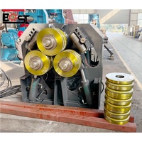Machine à cintrer horizontale hydraulique BOST pour tubes, outil de cintrage CNC à 3 rouleaux pour tuyaux en aluminium
