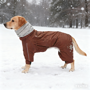 Ropa cálida de invierno para perros de lujo, abrigos impermeables, ropa ligera a prueba de viento para mascotas - Product Image 1