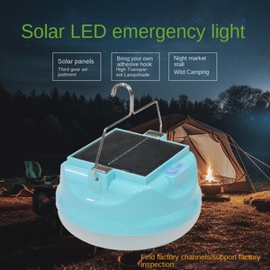 ไฟ LED สำหรับตั้งแคมป์แบบพกพา ABS ฉุกเฉิน USB & พลังงานแสงอาทิตย์ไร้สายไฟกลางแจ้งพลังงานแสงอาทิตย์ - Product Image 2