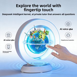 Globe Tactile Flottant Intelligent DeepSeek Doubao AI – Cadeau d'Anniversaire Lumineux et Magnétique pour Enfants du Primaire et du Collège - Product Image 2