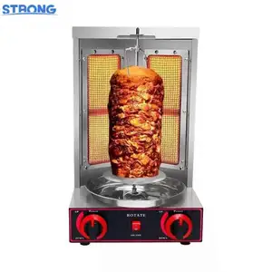 JG019 Máquina Eléctrica de Shawarma comercial esmalte Doner Kebab máquina asadora de carne Parrilla de barbacoa de mesa para fiesta