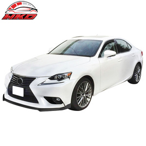 Pour Lexus IS Base 2014-2016, lèvre de pare-chocs avant, séparateur de spoiler, 3 pièces, noir mat, PP, kit carrosserie de haute qualité - Product Image 2