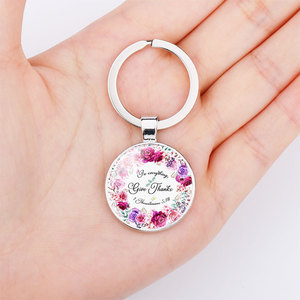 Cadeau idéal : Porte-clés chrétien <span class=keywords><strong>en</strong></span> métal avec verset biblique, fait main, <span class=keywords><strong>en</strong></span> <span class=keywords><strong>verre</strong></span>, citation biblique, bijou <span class=keywords><strong>de</strong></span> foi, breloque <span class=keywords><strong>de</strong></span> sac - Product Image 2