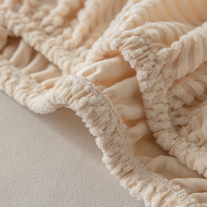 <b>Sofa</b> <b>Cover</b> Full Wrap One Piece Fleece Anti Slip 145-185CM <b>For</b> Living Room Protection - Product Image 4