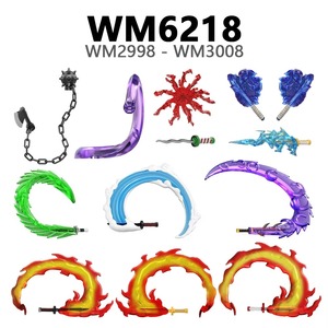 Vente en gros de jouets en blocs de construction en plastique ABS Demon Japanese Anime Agatsuma Zenitsu Tanjirou Nezuko pour enfants WM6218 - Product Image 6