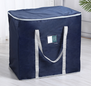High Quality Eco-Friendly Large Oxford Fabric Clothes Organizer Custom Wholesale Heavy Duty Moving Bags with Handle for Storage - Product Image 3