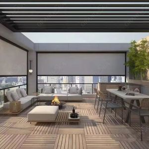 Custom Sunshade Automatic Electric Zipper Track Blinds Pvc Courtyard Windproof <strong>Tubular</strong> <strong>Motor</strong> Zipper <strong>Curtain</strong> Outdoor Roller Blind - Product Image 5