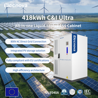 Kontainer Baterai All-in-One 418kWh 210kW 800V DC Pendingin Cair LiFePO4 off Grid dengan Perlindungan Kebakaran Aerosol UL9540