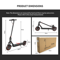 Trottinette électrique pour adultes 36v Pneu large Haute performance 25km/h Étanche Pliable Portable Déplacement Alliage d'aluminium
