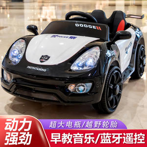 Auto Eléctrico Dodge para Niños, 4 Ruedas, Estilo Policía, Recargable, con Control Remoto, Juguete para Niños de 2 a 4 Años - Product Image 4