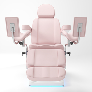 Cama de belleza eléctrica multifuncional ajustable de cuero PU para salón de belleza, clínica de cuidado de la piel - Product Image 6