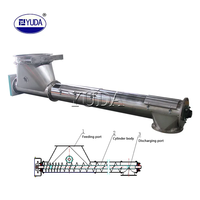 YUDA Portable Grain Poudre Tarière Flexible En Acier Vis Alimentation Ascenseur Chargeur Convoyeur Machine équipement de transport