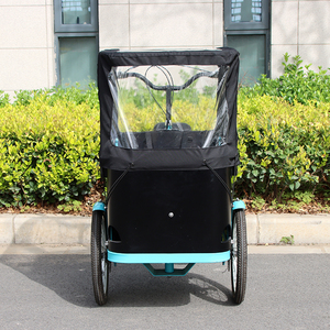 Triciclo Elettrico Olandese per Adulti / Bici <span class=keywords><strong>Cargo</strong></span> / Bakfiets / Cargobike con Rimorchio Anteriore per Carico/Passeggeri - Product Image 3