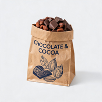 Servizio di Stampa Digitale Personalizzata su Carta per Sacchetti di Carta Glassine per Cioccolato con Logo Personalizzato, Basso MOQ