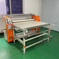 Tissu tissu calandre Sublimation rouleau numérique Textile Machine d'impression huile chauffage rouleau presse