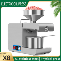 ZHENGDA Mini Presse à Huile Intelligente Entièrement Automatique à Usage Commercial pour Soja, Noix, Sésame, Olive, Amande, Palmiste – Pressage à Froid et à Chaud