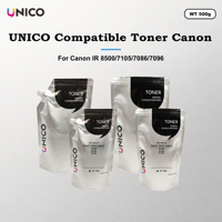 Poudre de toner compatible UNICO NPG29 GPR19 C-EXV15 pour Canon IR 8500 7105 7086 7096 Recharge en vrac 500g