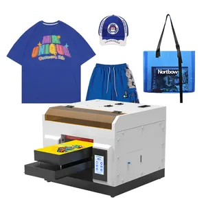 Erasmart A4 Digital Flatbed Clothes Industrial Dtg Printer Direct To T-Shirt Printing Machine