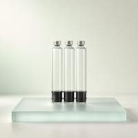Contenant en verre borosilicate neutre 3ml 5ml pour emballage de liquides, logo imprimé, personnalisation de la couleur, livraison immédiate