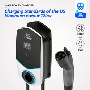 Fabricante 50 Amp Nivel 2 Tipo 1 Rfid Wifi EV caja de pared montado EV cargador a China al por mayor proveedor de oro precio competitivo - Product Image 2