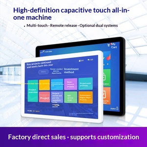 Display touchscreen capacitivo a parete di piccole dimensioni, macchina all-in-one per la consultazione negli ascensori e la pubblicità su targhette piatte delle porte - Product Image 5