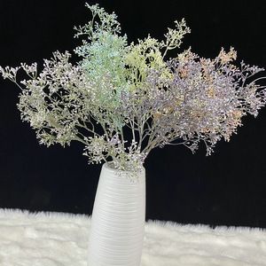 Meiyu Craft Flower Factory Bouquet artificiel de Gypsophile 92cm Blanc Gris Bleu Décoration Mariage Maison - Product Image 1