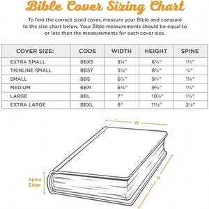 Muestra Gratuita, Funda de Biblia Personalizada, Clásica, Vintage, Duradera, Ligera y de Calidad, con Cierre para Mujeres y Hombres - Product Image 6