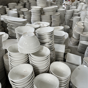 <span class=keywords><strong>Vajilla</strong></span> de Porcelana Blanca de Fábrica, Plato y Tazón de Cerámica, Plato para Cena, <span class=keywords><strong>Vajilla</strong></span> para Uso en Hoteles y Restaurantes - Product Image 2