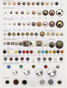 Clavos Decorativos Dorados para Tapicería, Diámetro de Cabeza Redonda de 0.43'', Clavos Decorativos para Muebles, Sofás, Manualidades y Decoración - Product Image 5