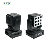 XJ Factory Direct Nouveau projecteur à tête mobile 9 matrices 120W RGBW 4-en-1 DMX512 IP33 8000 Lumens avec LED auxiliaire pour éclairage de scène DJ Disco