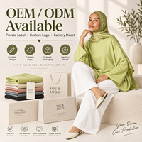 Abaya à manches longues pour femmes grandes tailles, chemise modeste, tenue décontractée pour femmes musulmanes, printemps automne, ethnique, respirante