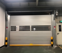Porte spirale à grande vitesse en alliage d'aluminium sur mesure, coupe-vent, thermique, automatique, pour garage, entrepôt, atelier