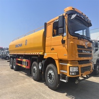 Camion pulvérisateur d'eau diesel SHACMAN 8X4 de grande capacité, 25000L, pompe à eau personnalisée, haute efficacité, grand débit