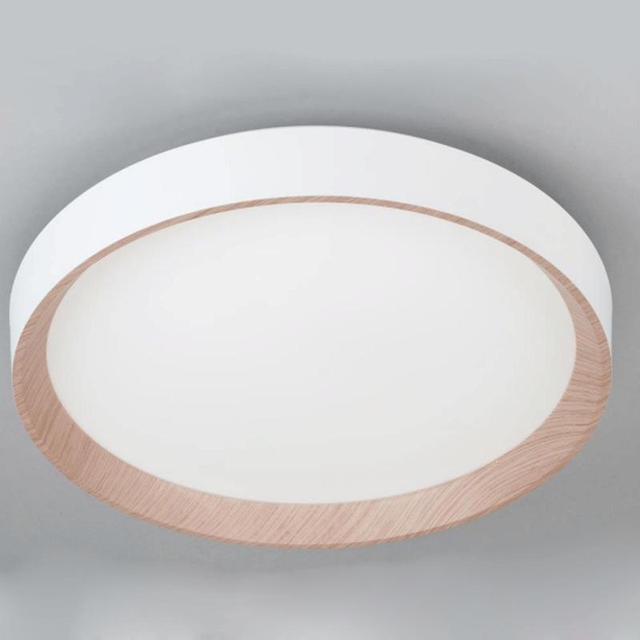 CE SAA New Chinese Style Wooden Wood Acrylic Cover Ceiling Light for Bedroom Study Room