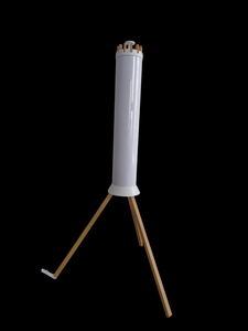 Séchoir <span class=keywords><strong>à</strong></span> <span class=keywords><strong>linge</strong></span> pieuvre pliable avec bras en bois naturel, gain de place, portable, sur pied, pour petite salle de bain, organisateur de vêtements - Product Image 5
