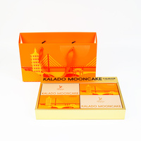 Boîte cadeau en papier avec poignée, logo personnalisé, vente en gros, emballage en matériau recyclé de qualité alimentaire pour gâteaux, chocolats, desserts, friandises