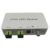 Receptor de TV por Cable Digital FTTH CATV, Mini EDFA RFOG, LNB Óptico de Fibra, LNB Óptico de 1310nm 1550nm, Receptor Óptico Satelital