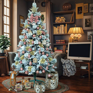 Hiasan pohon Natal artifisial, ornamen hiasan pohon Natal kelas atas ramah alergi pilihan aroma pinus, hemat biaya - Product Image 1