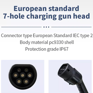 Chargeur de véhicule électrique AC 14 kW certifié CE avec deux bornes de recharge domestiques au sol de type 2 - Élévateur de voiture professionnel - Product Image 4