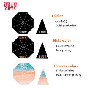 Paraguas de Golf Grande de Doble Toldo Recto 190T con Logotipo Personalizado Impreso en Serigrafía, Apertura Automática - Negro Rojo Gris Promoción - Product Image 6