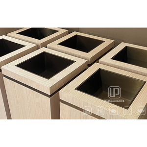 Table console carrée en bois de luxe marron de qualité supérieure, la plus populaire, pour salon - Product Image 6