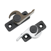 Cerradura de Media Luna para Ventana Corredera de Aluminio, Accesorios para Ventanas de Chile y Dominica, Cerradura Vertical para Ventana Corredera