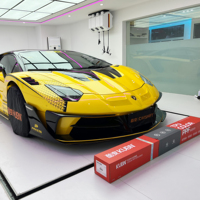 Rollos de Película Automotriz TPU Amarillo Sahara, Auto-Reparable, Instalación en Húmedo, Acabado Brillante, Última Tecnología, Personalizable para Autos, Apto para Todo Tipo de Vehículos