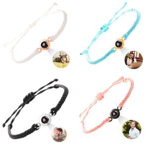 Braccialetto personalizzato ti amo in 100 lingue coppia braccialetto regalo per <span class=keywords><strong>lei</strong></span> <span class=keywords><strong>lui</strong></span> - Product Image 3