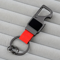 Porte-clés en métal en alliage massif de qualité supérieure Conception classique d'anneau fendu avec fonction antirouille pour clés de voiture Clés de maison ou porte-clés