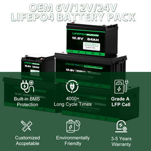 Enerforce 12V 30AH lityum iyon batarya paket 505050ah 200200ah Lifepo4 paketi OEM Golf arabaları pil - Product Image 2